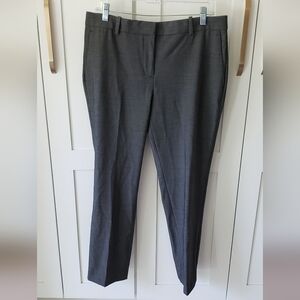 Ann Taylor Dress Pants Womens 10 Gray Mid Rise Trouser NWT